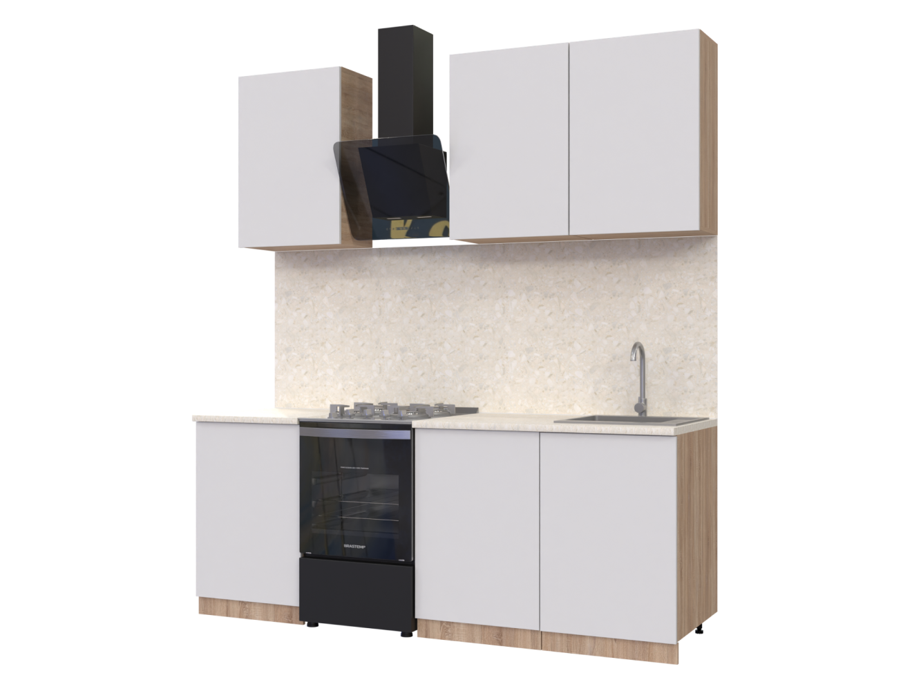 Кухонный гарнитур METOД 2 beige ИКЕА (IKEA) изображение товара