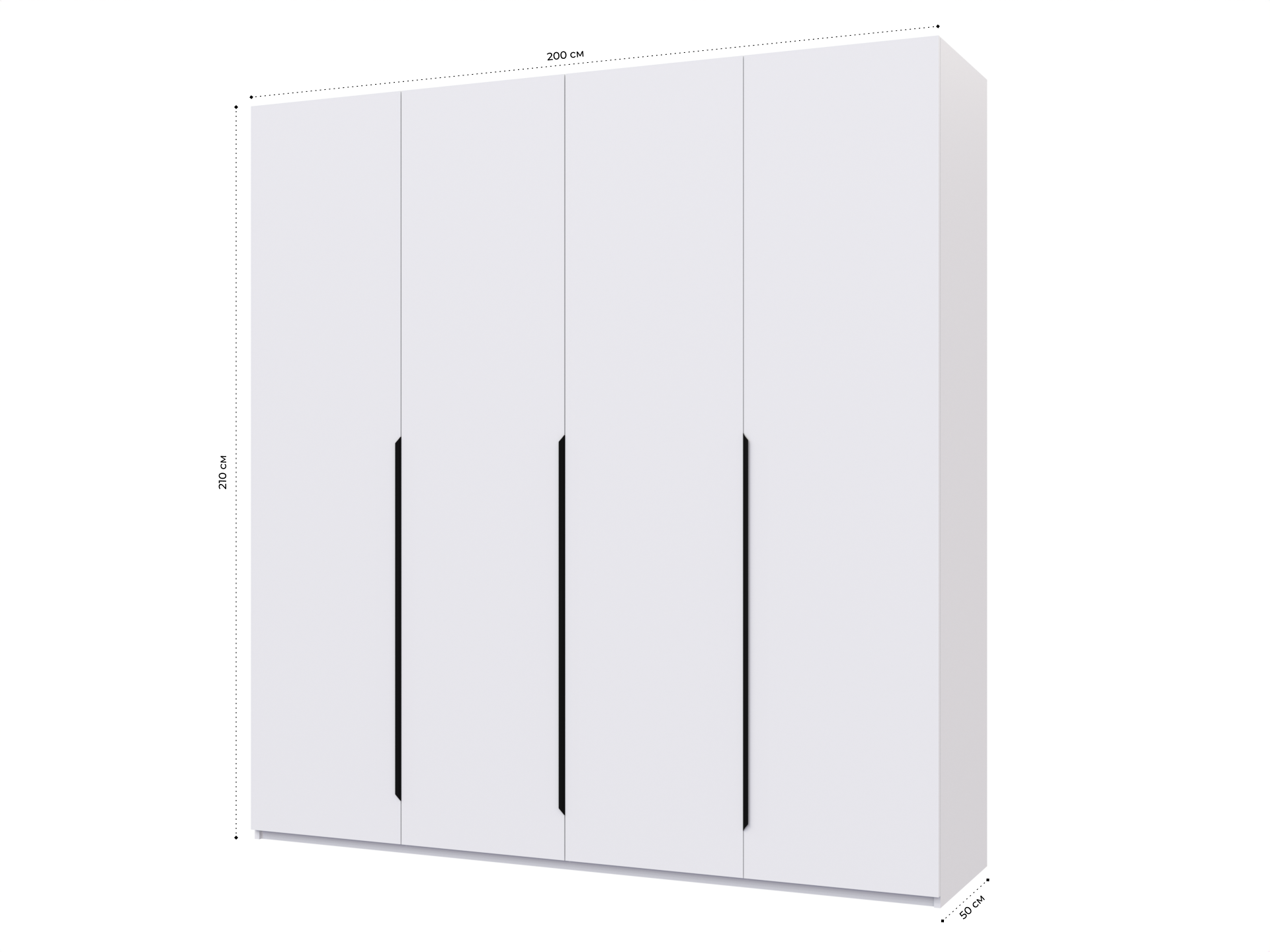 Распашной шкаф Пакс Альхейм 14 white (black) ИКЕА (IKEA) изображение товара