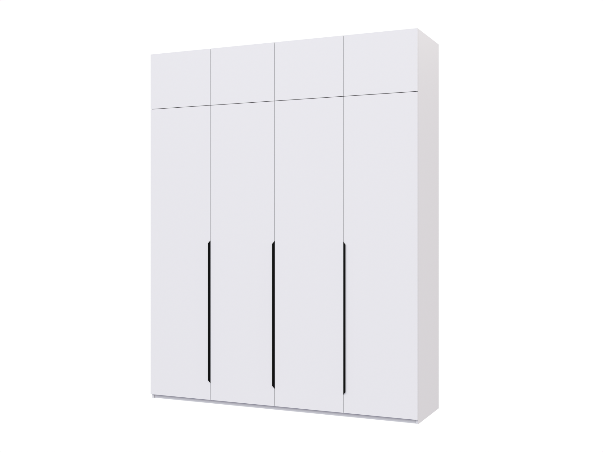 Распашной шкаф Пакс Альхейм 24 white (black) ИКЕА (IKEA) изображение товара